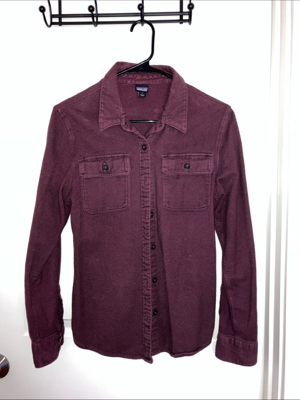Patagonia Purple Flannel 100% Organic Cotton